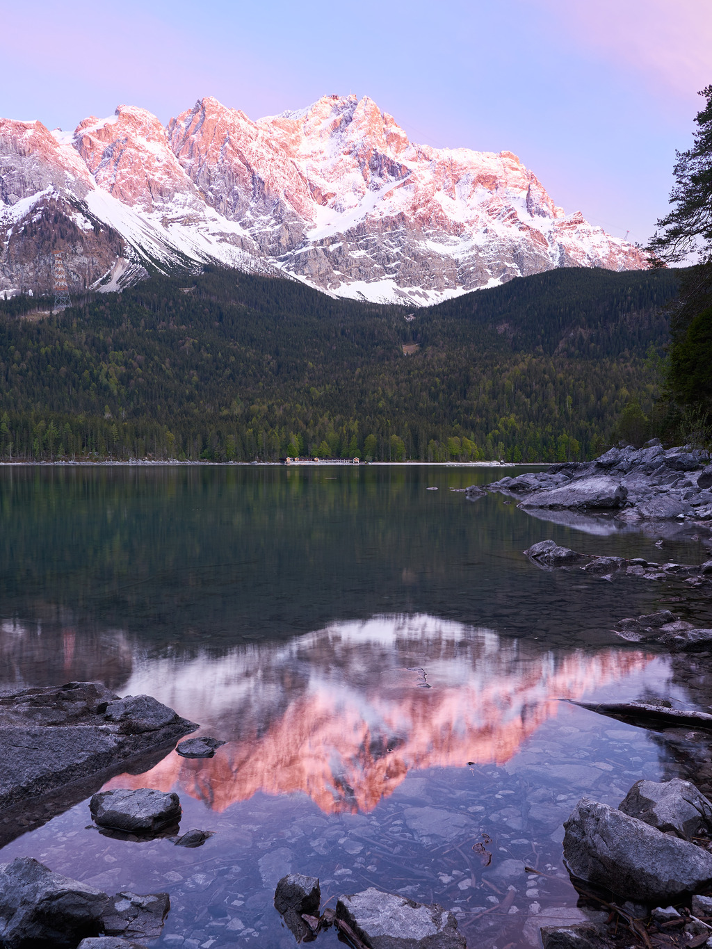 Eibsee am Abend